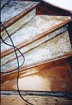 Renovieren der Treppe im November2001