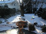 Garten im Schnee